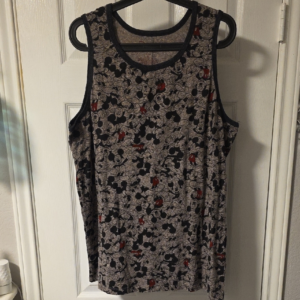 Disney Mickey Mouse XL Tank Top Grey